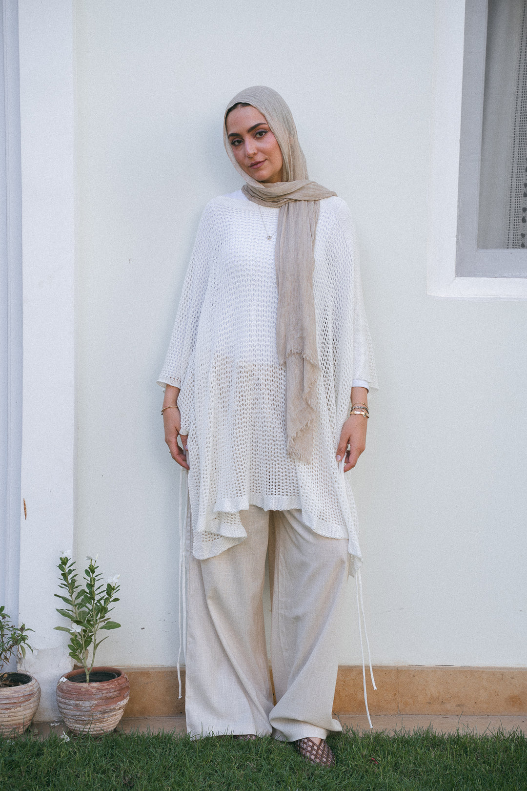 Lightweight Knit Cover-Up C0552