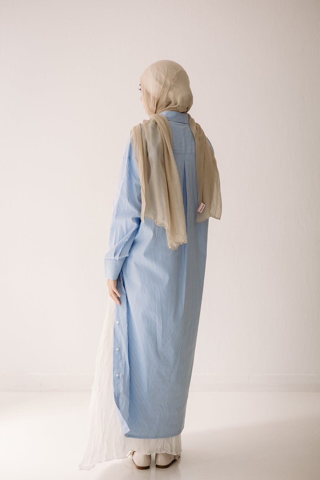 Midi Stripped Shirt C0429