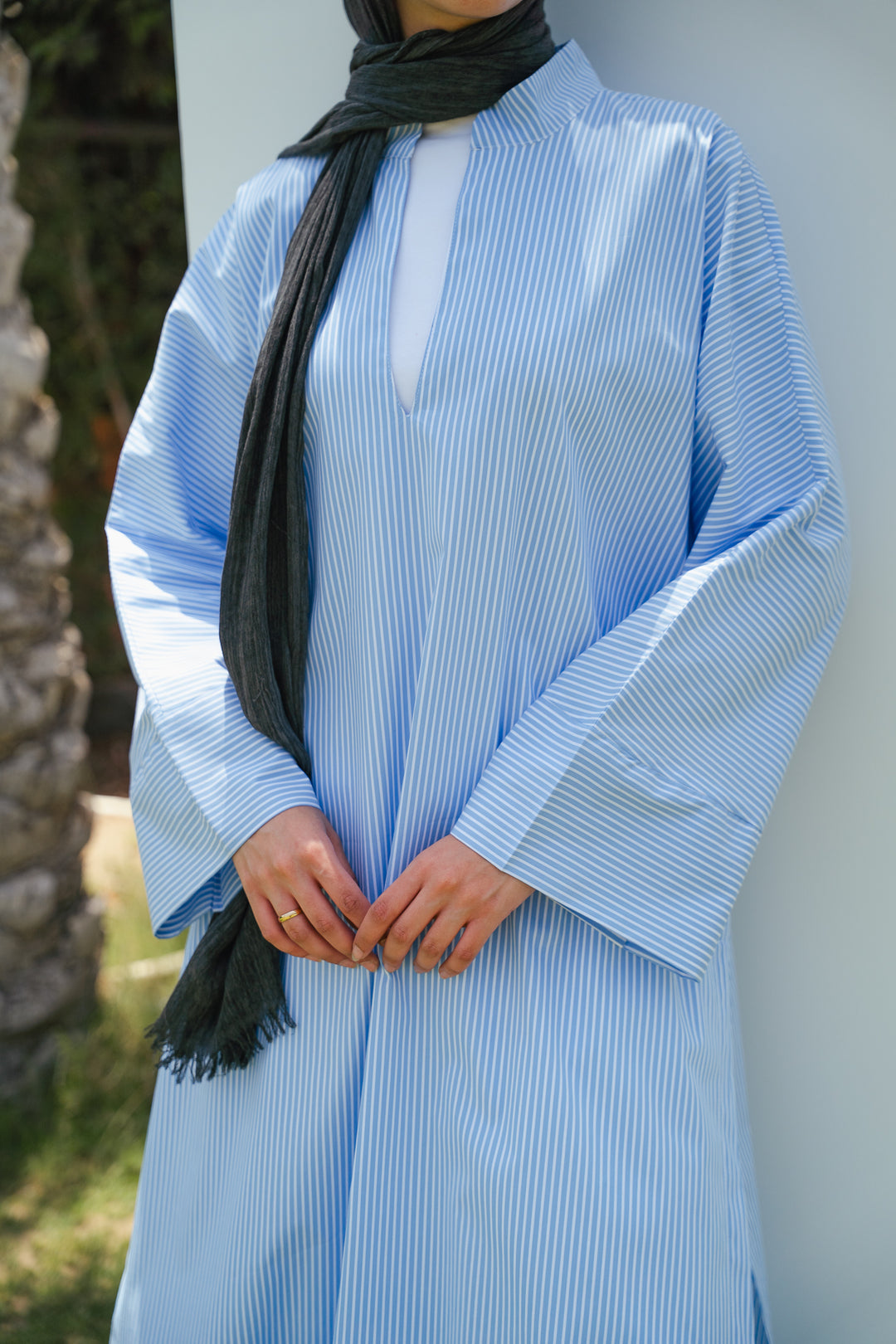Oversized Stripe Tunic C0521