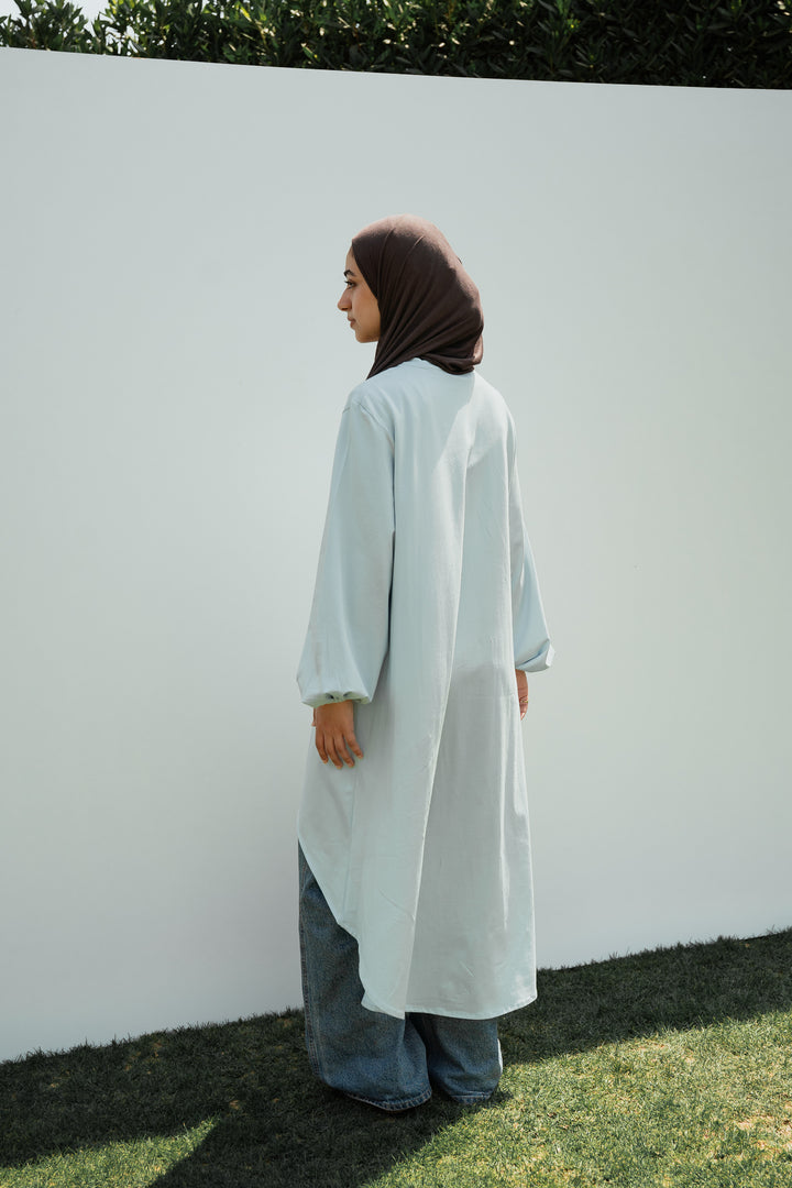 Gathered Cotton Tunic C0524