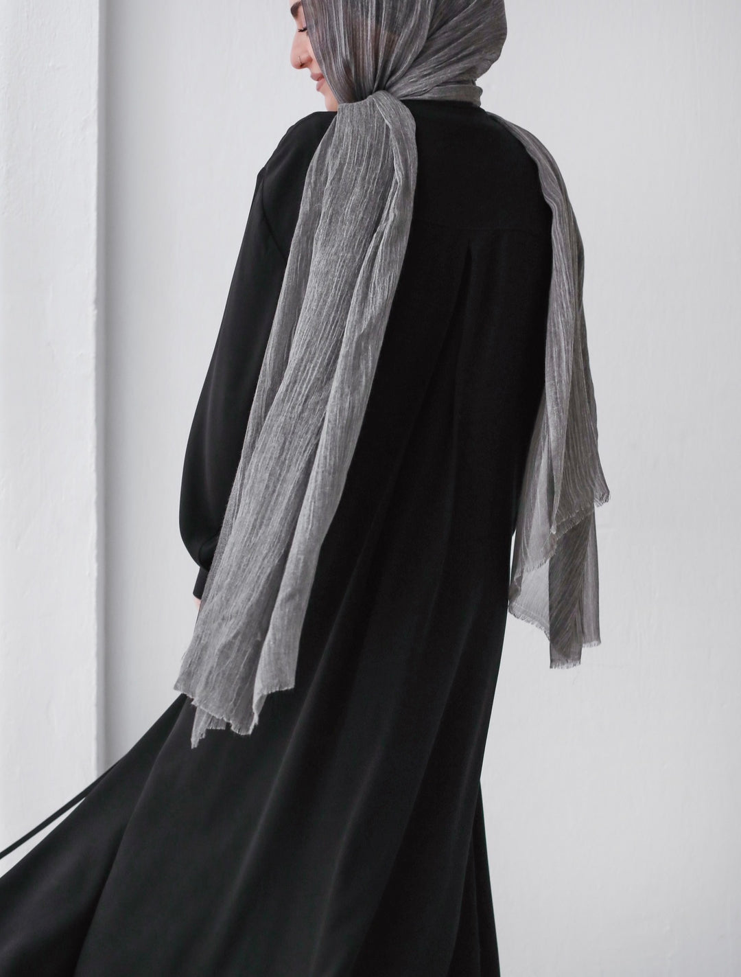 Frontal Shirt Tie Abaya C0544