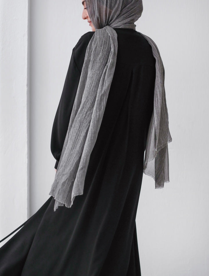 Frontal Shirt Tie Abaya C0544