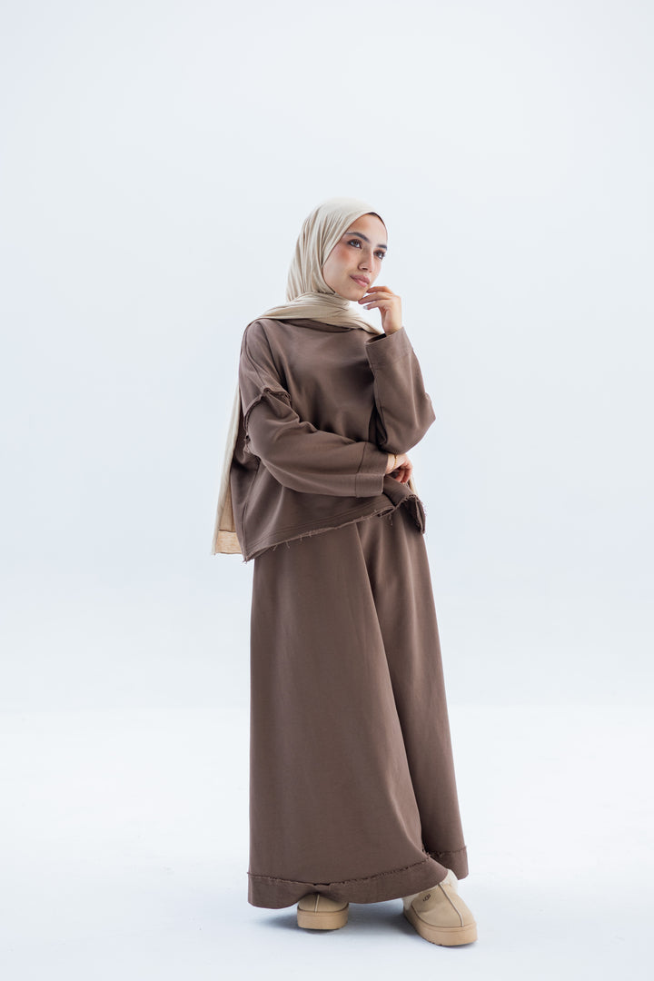 Cropped Hoodie Set C0436