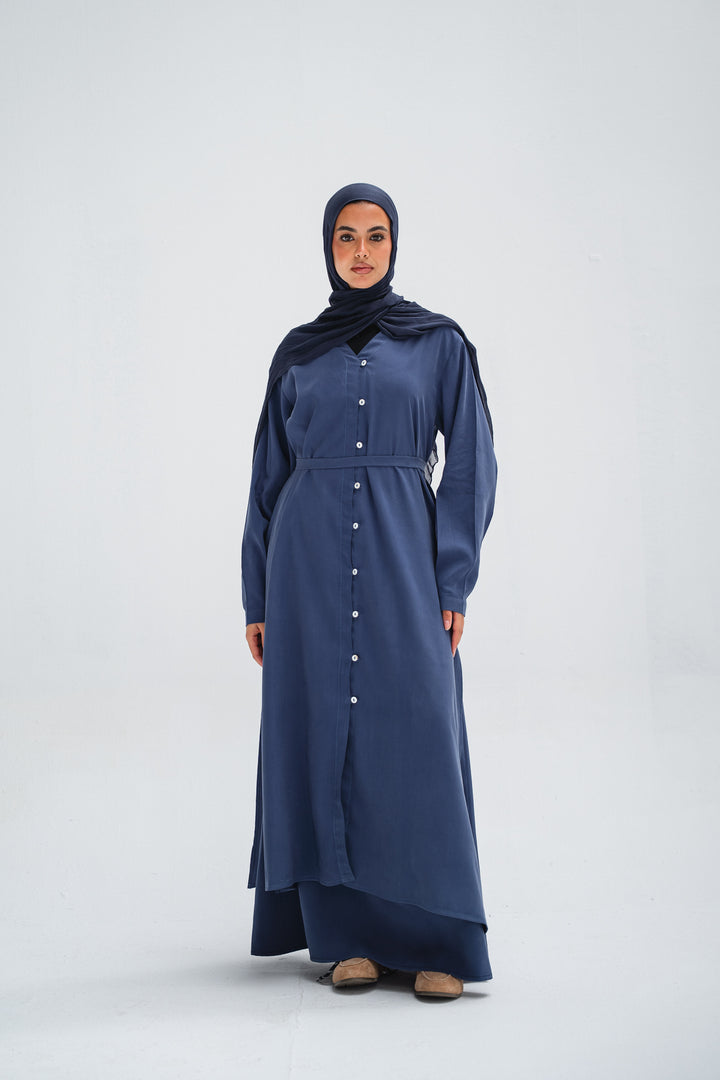 Midi Button-Up Shirt