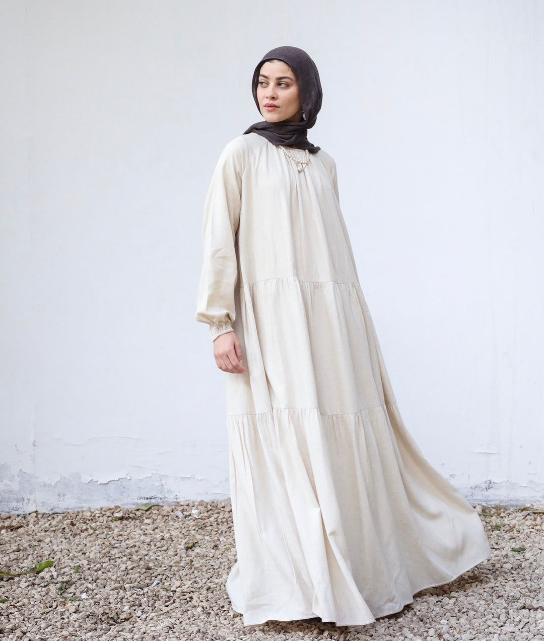 Linen Gypsy Dress C0511