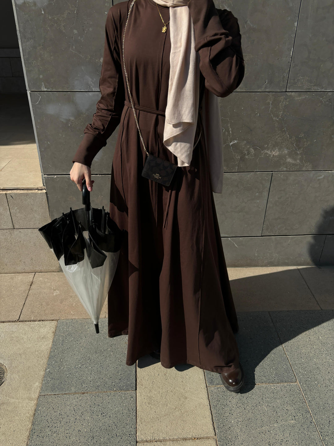 Cloche seam dress C0298