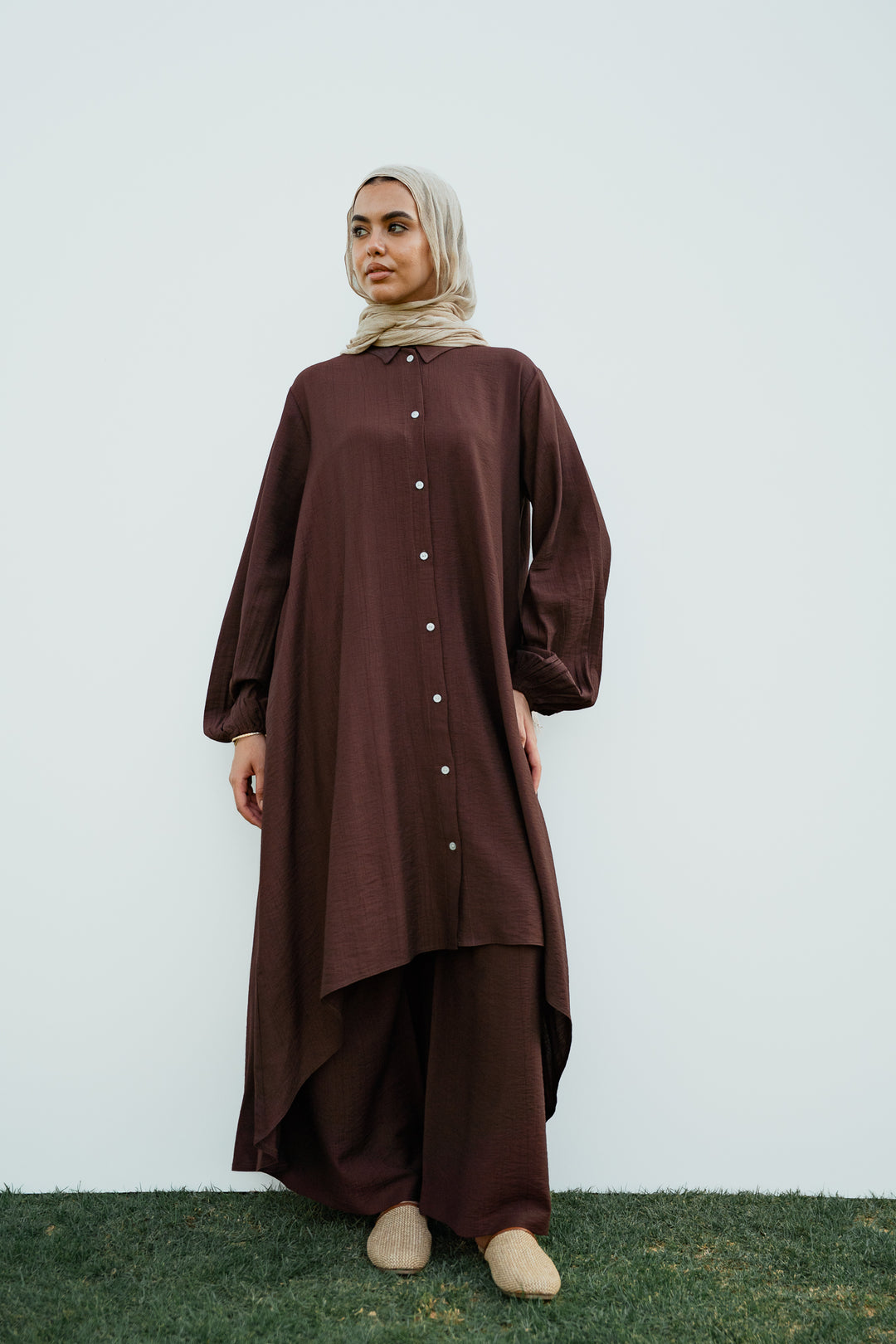 Linen shirt set C0137