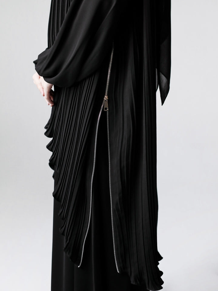 Pleated Zipped Top c0572