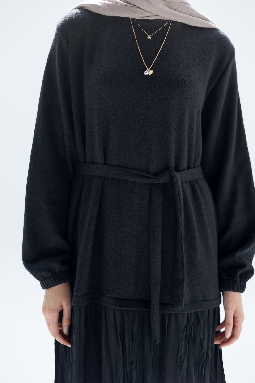 Knit Crushed Dress C0439