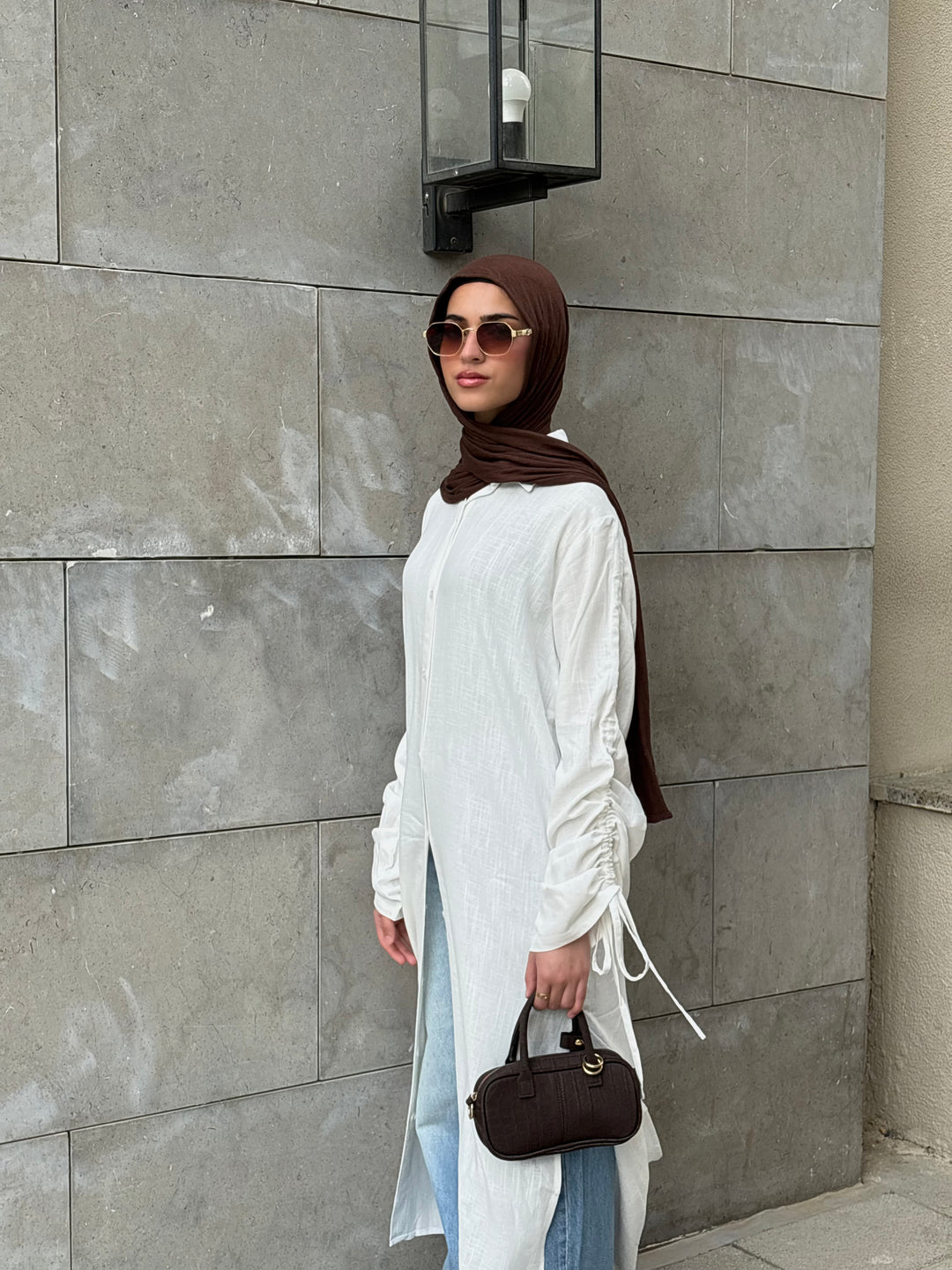 Longline Linen Shirt C0515