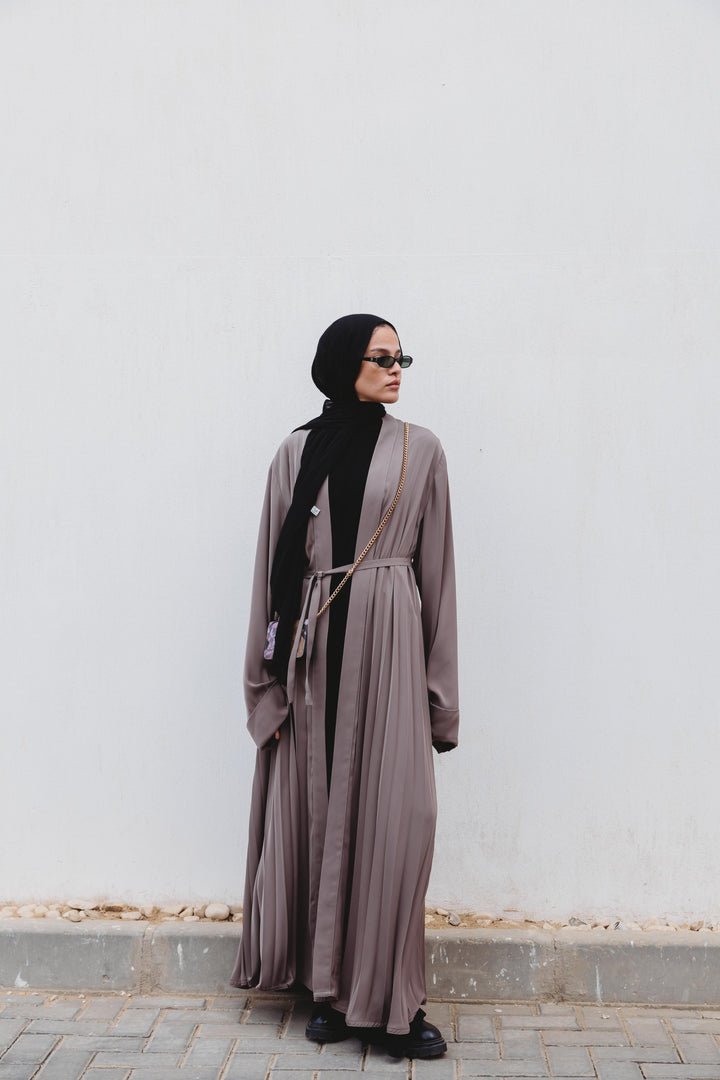 Cloche pleated kaftan C0493