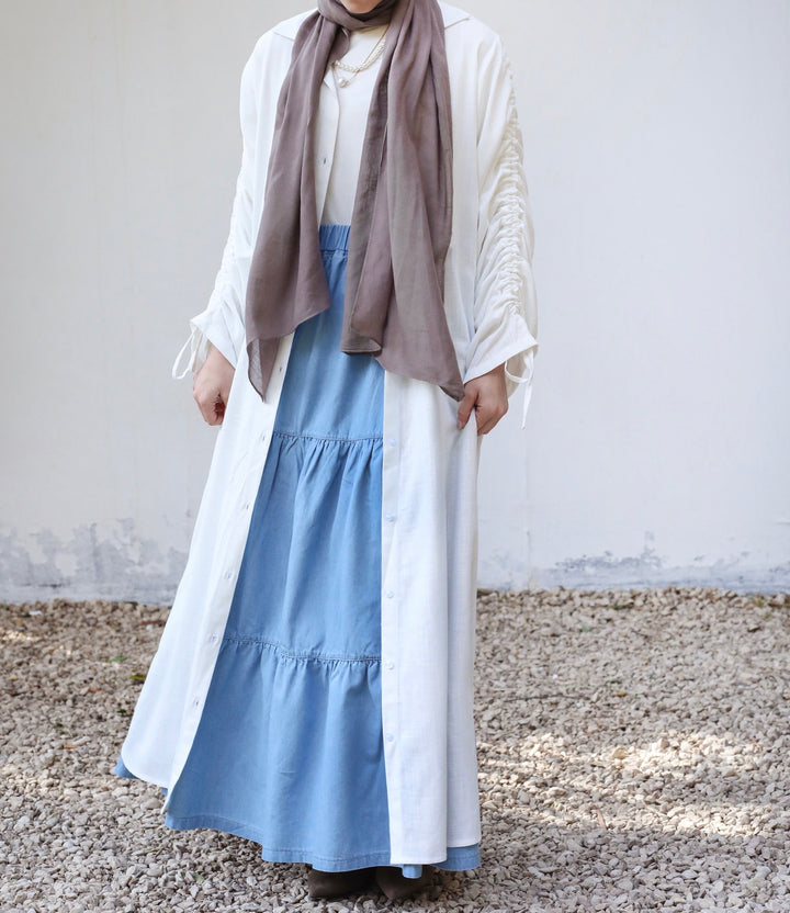 Longline Linen Shirt C0515