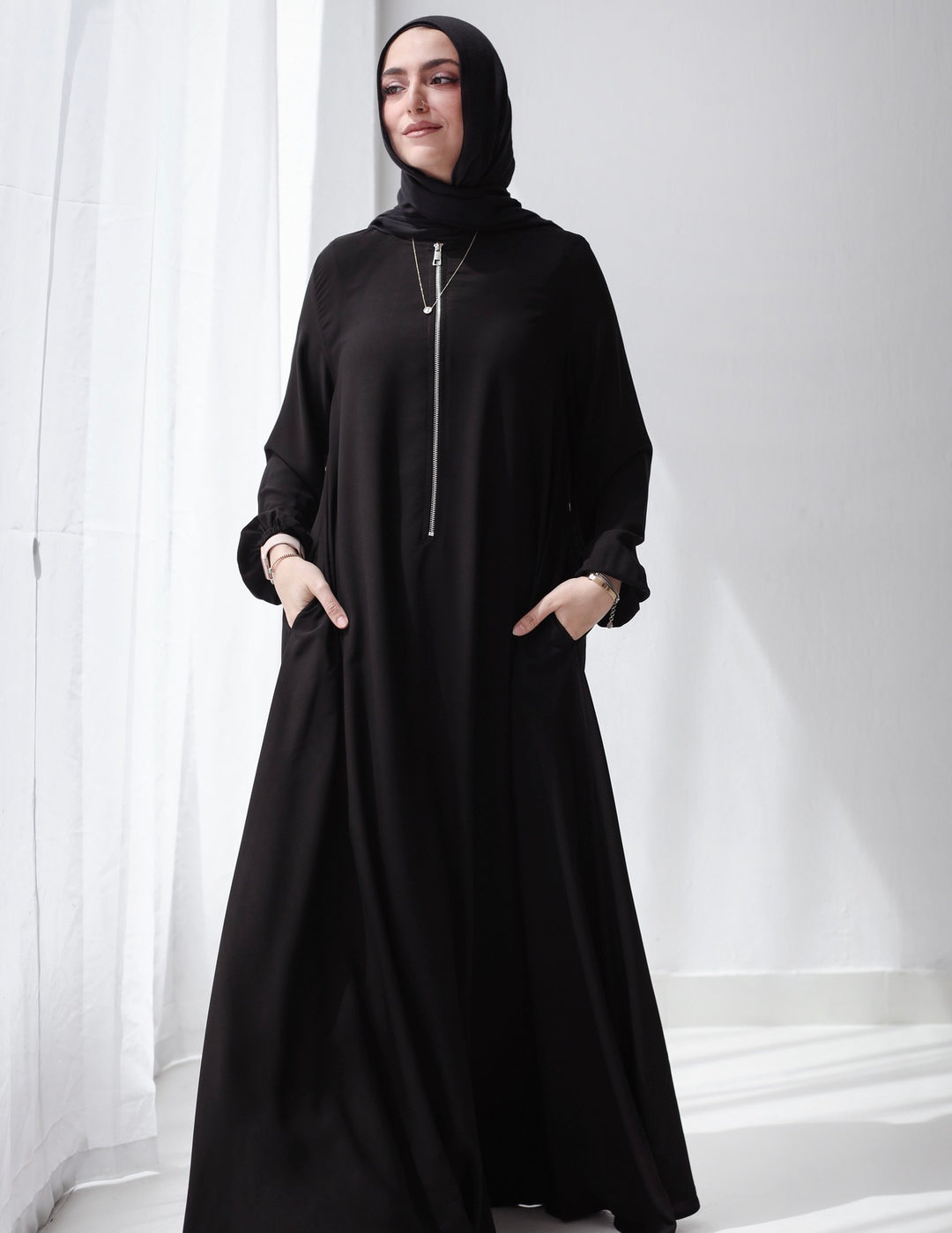 Double cloche abaya C0090