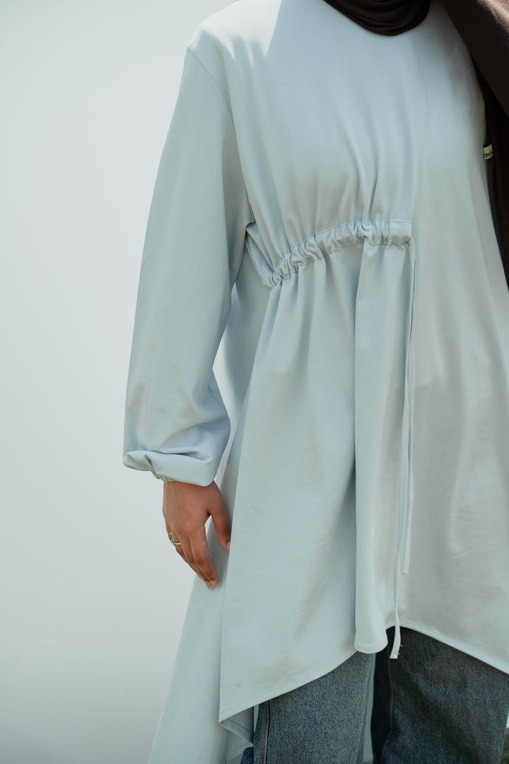 Gathered Cotton Tunic C0524