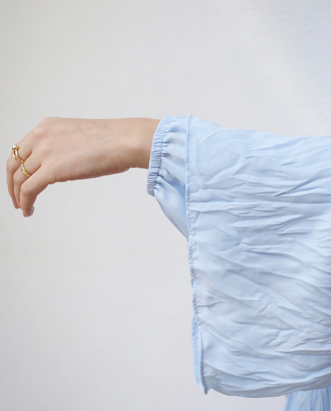 Crinkled Chiffon Dress c0512