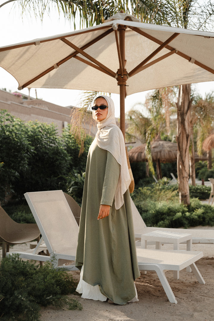 Asymmetrical Cotton Dress C0143