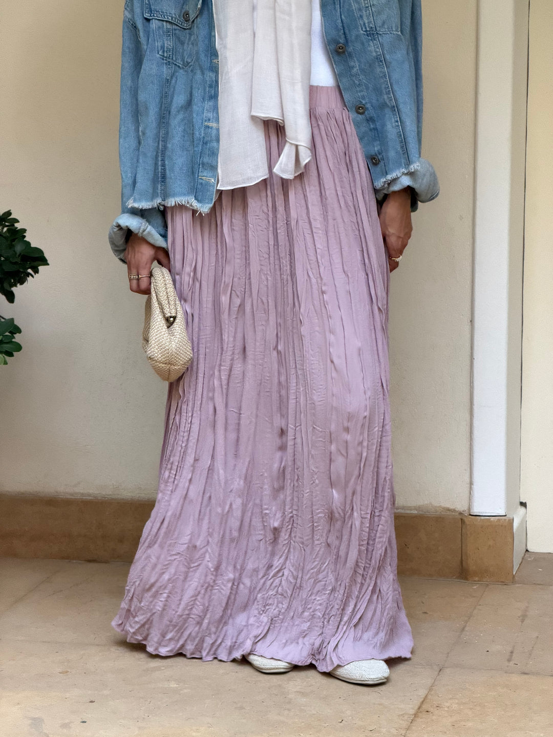Crushed Cloche Skirt C0403