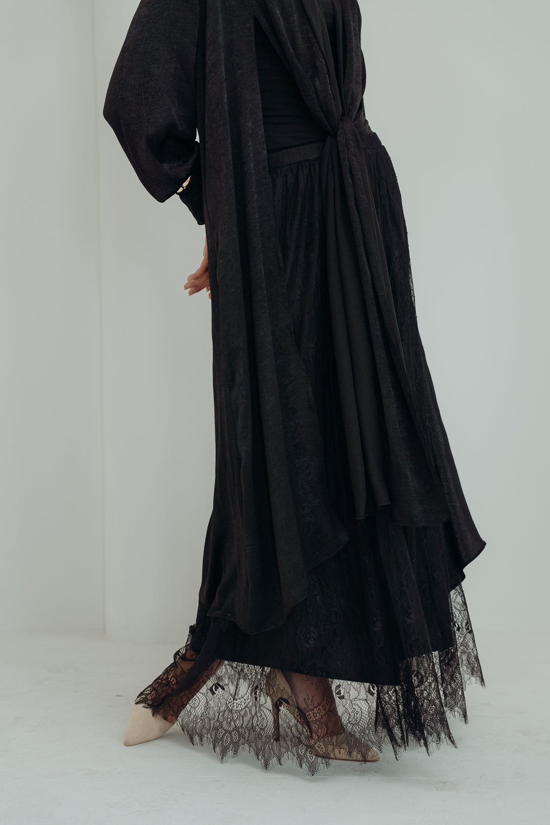 Lace Maxi Skirt C0423