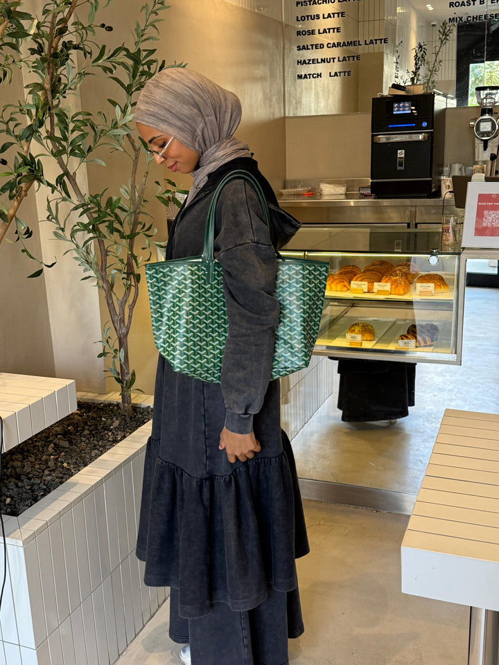 Washed gypsy hooded set C0451