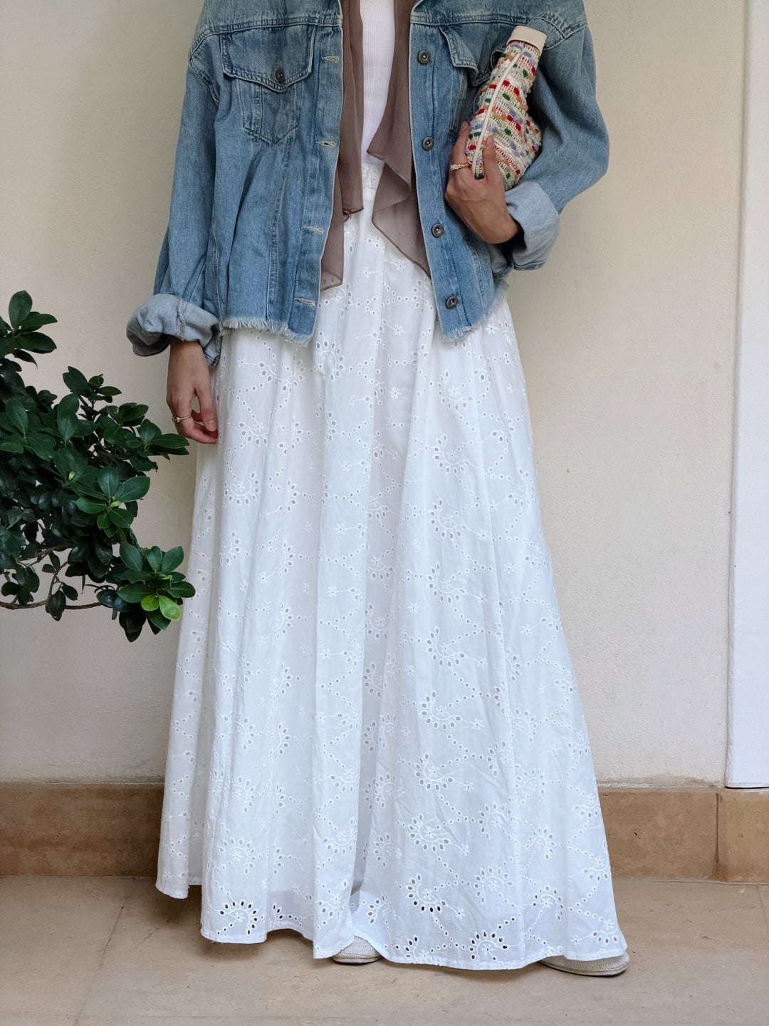 Embroidery Skirt C0565