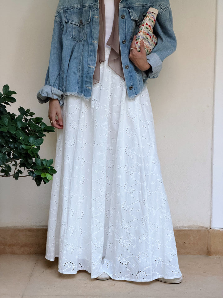 Embroidery Skirt C0565