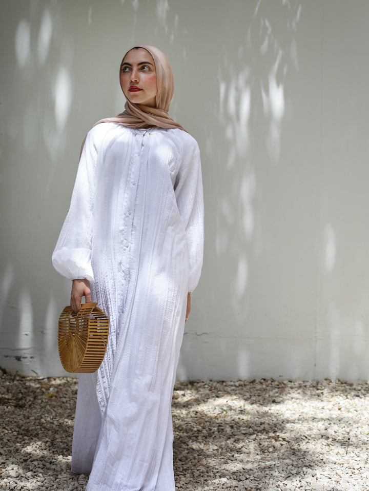 Crinkled Shirt Dress C0384