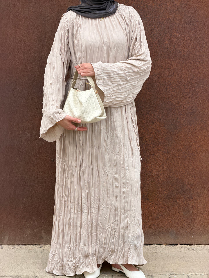 Crinkled Chiffon Dress c0512