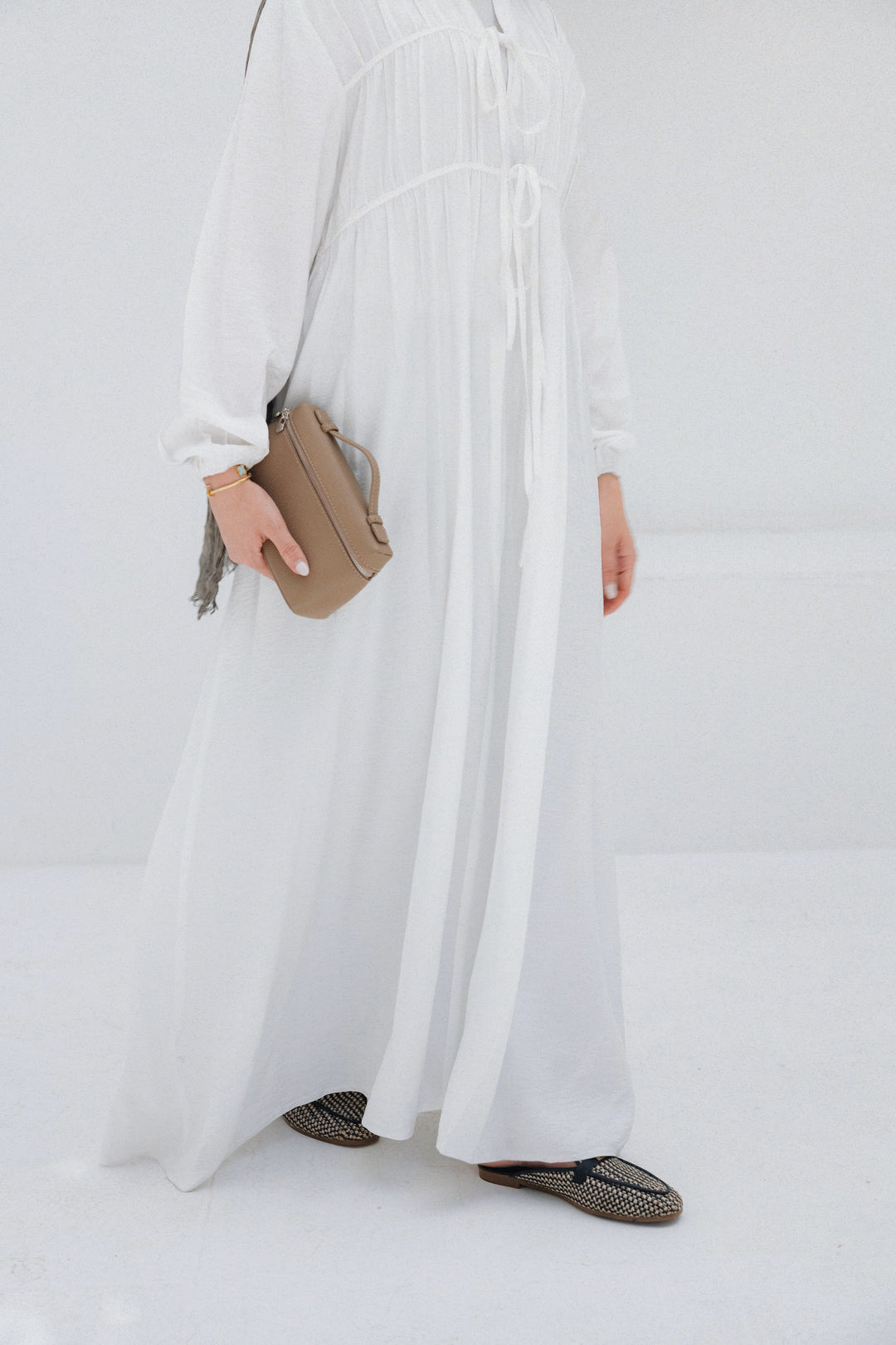 The Soft Tie Dress C0385
