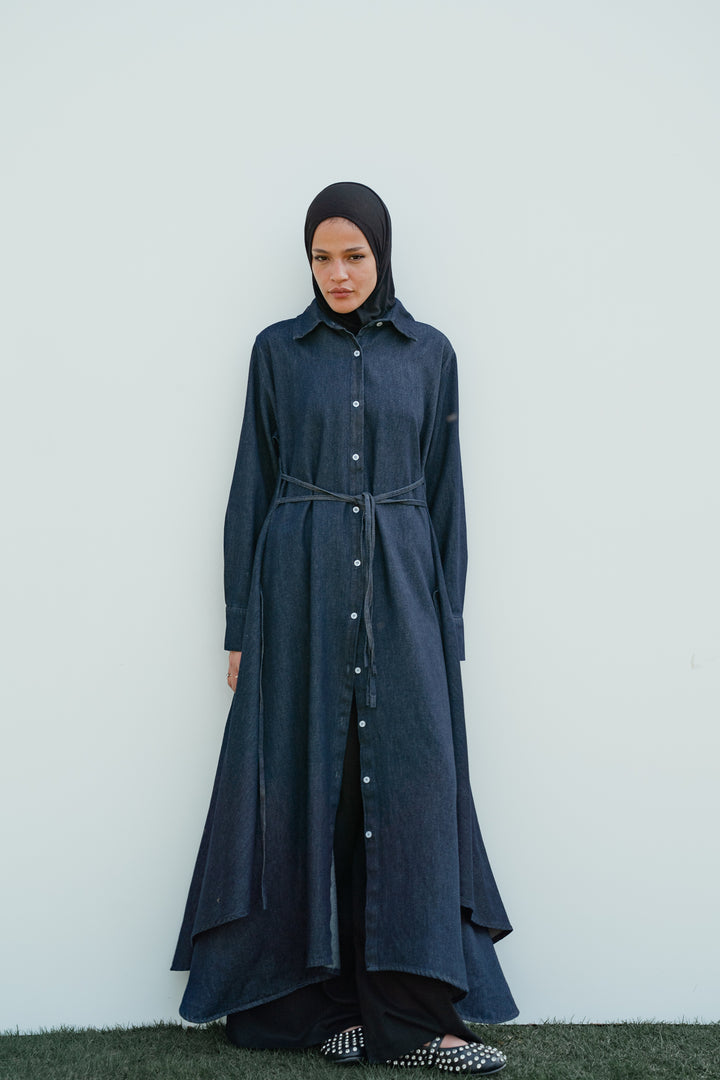 Asymmetrical Denim Shirt C0520