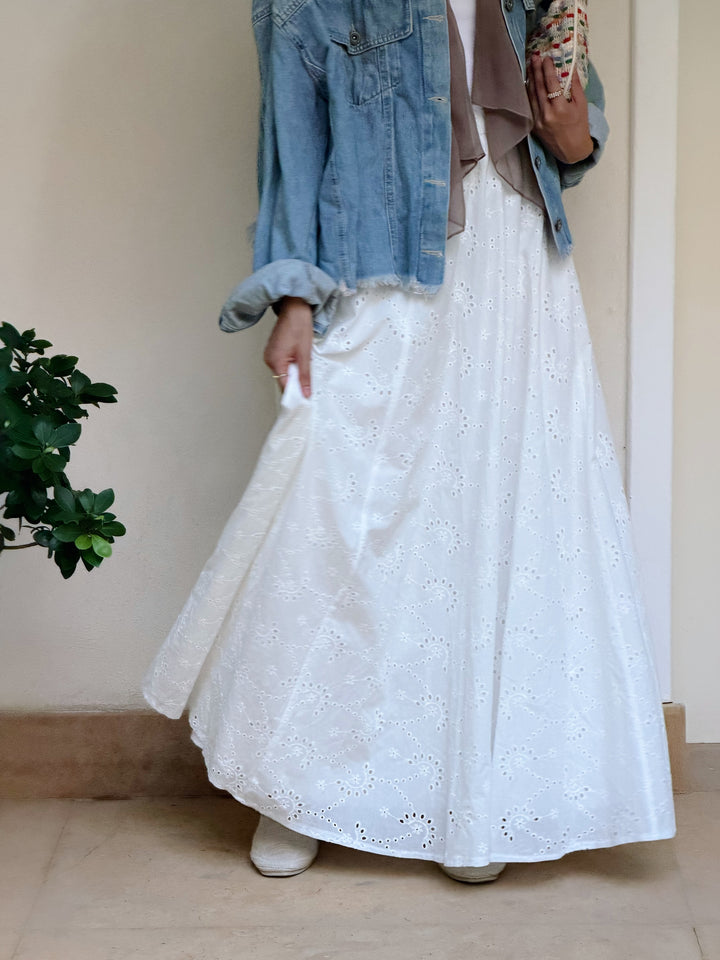 Embroidery Skirt C0565