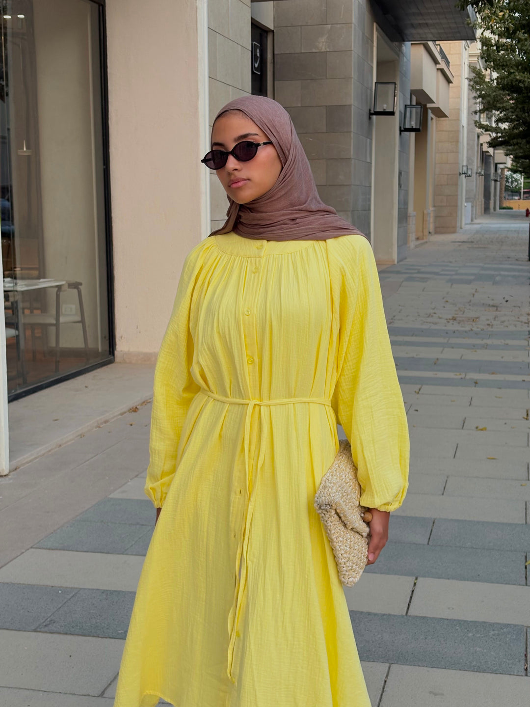 Muslin Shirt Dress C0400