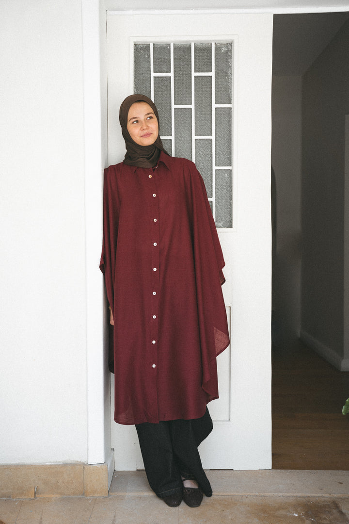 Cape Linen Shirt C0557