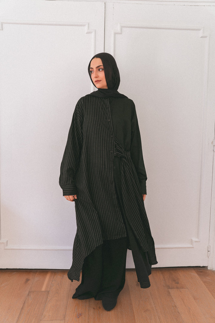 Stripped Contrast Shirt