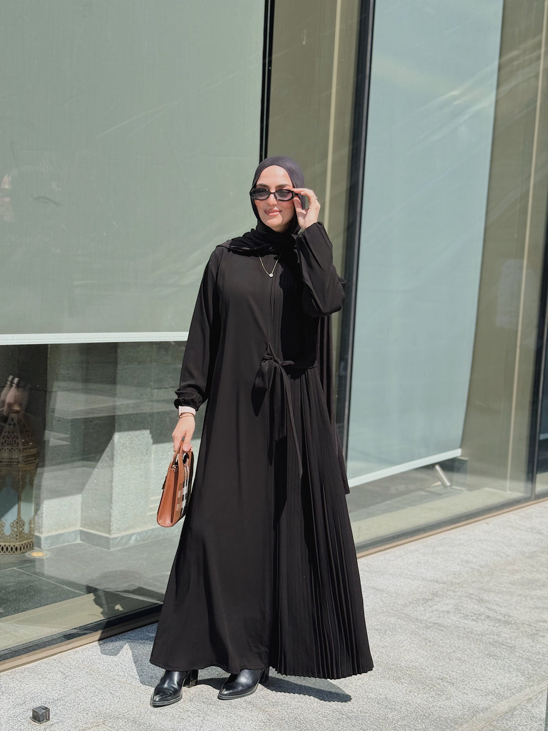 Half x half pleated C0122