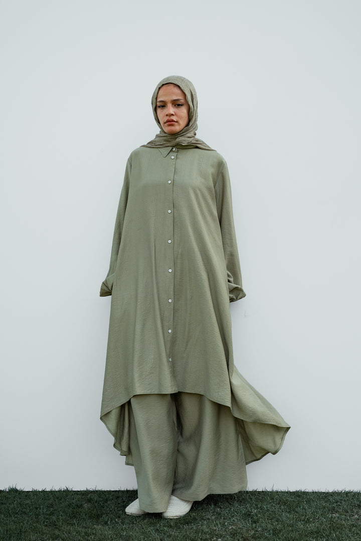 Linen shirt set C0137
