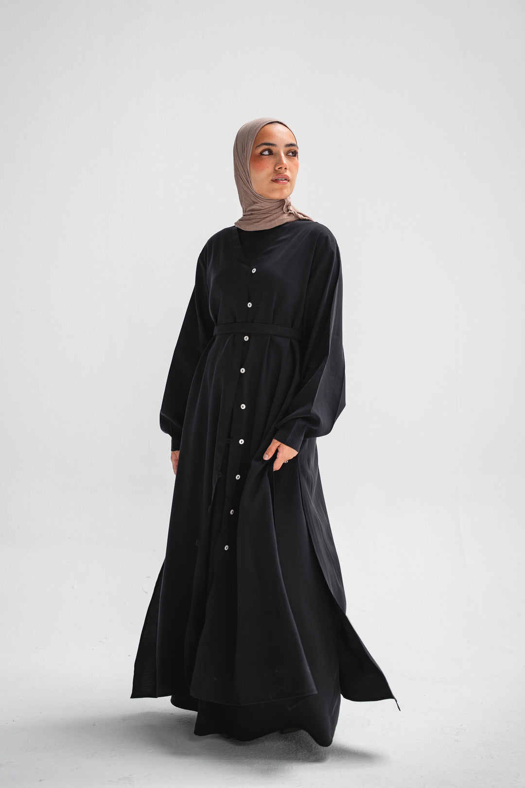 Midi Button-Up Shirt