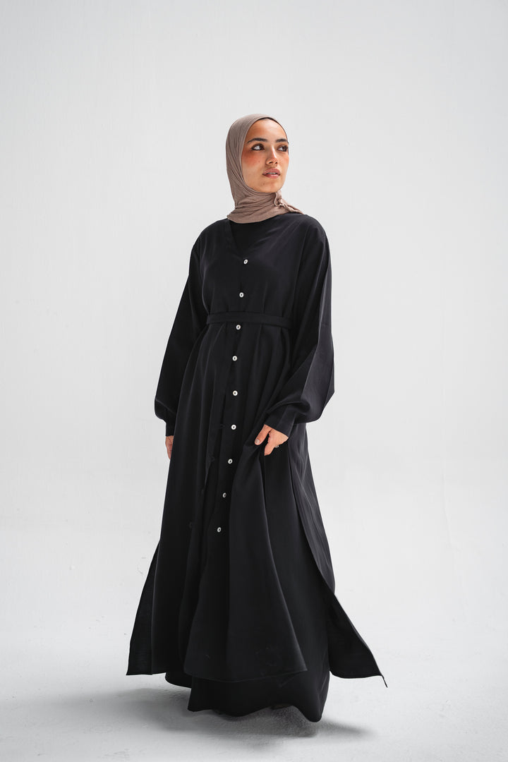 Midi Button-Up Shirt