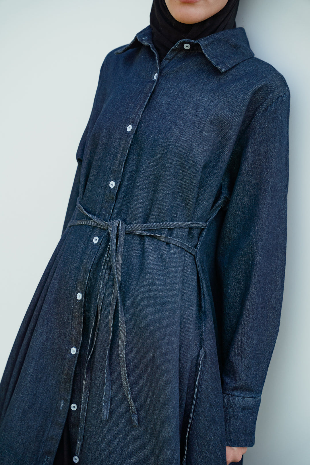 Asymmetrical Denim Shirt C0520