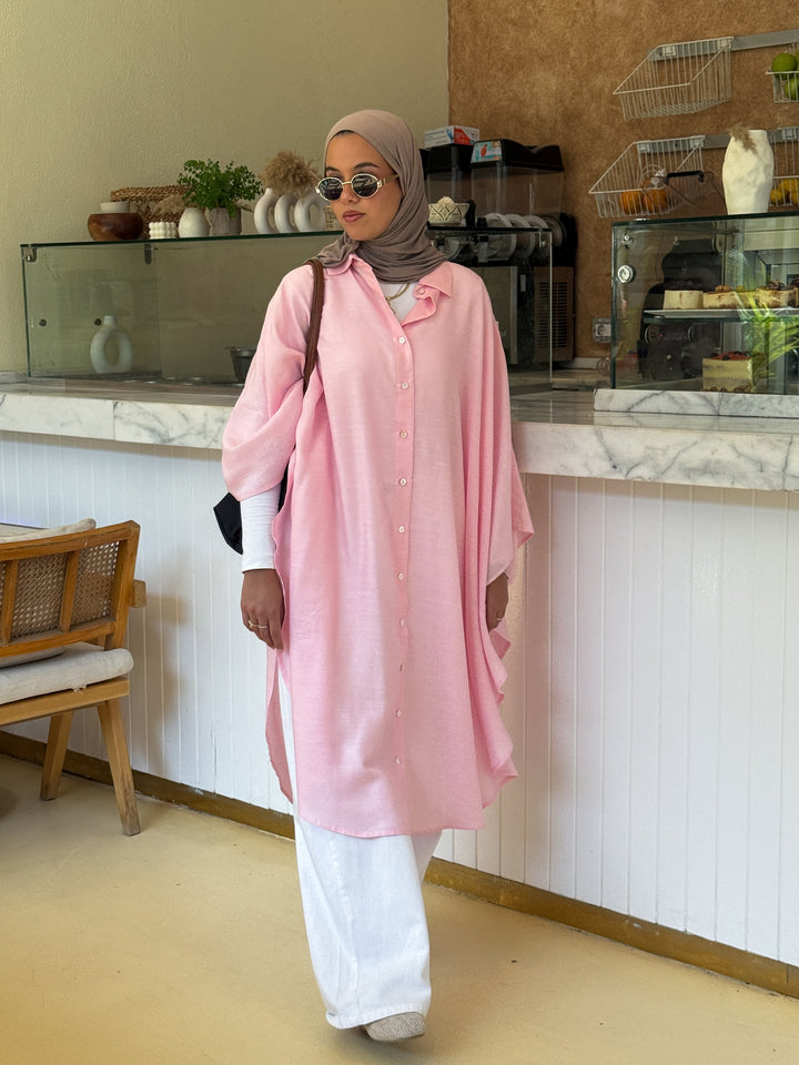 Cape Linen Shirt C0557