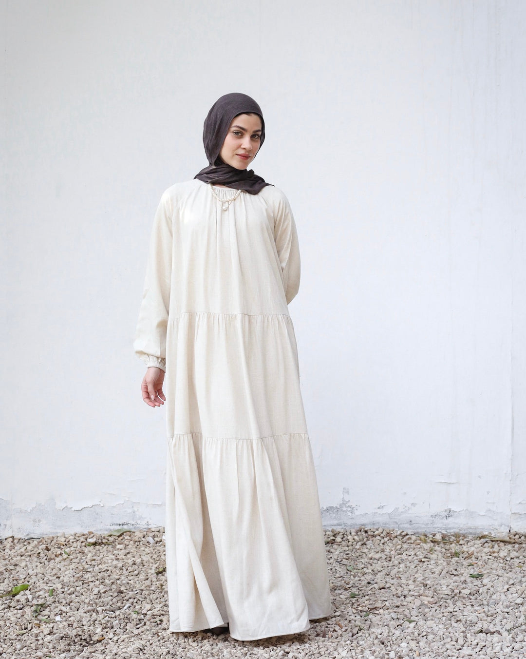 Linen Gypsy Dress C0511