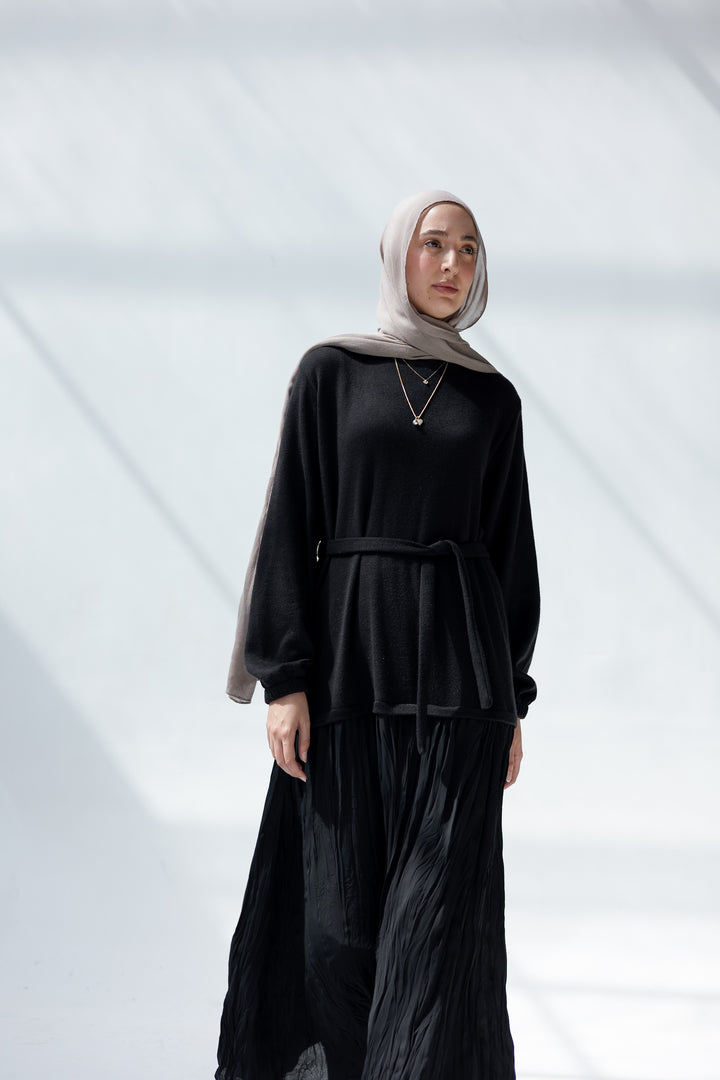 Knit Crushed Dress C0439