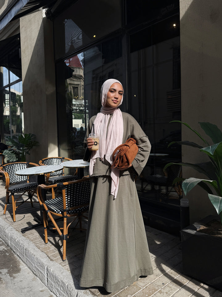 Cropped Hoodie Set C0436