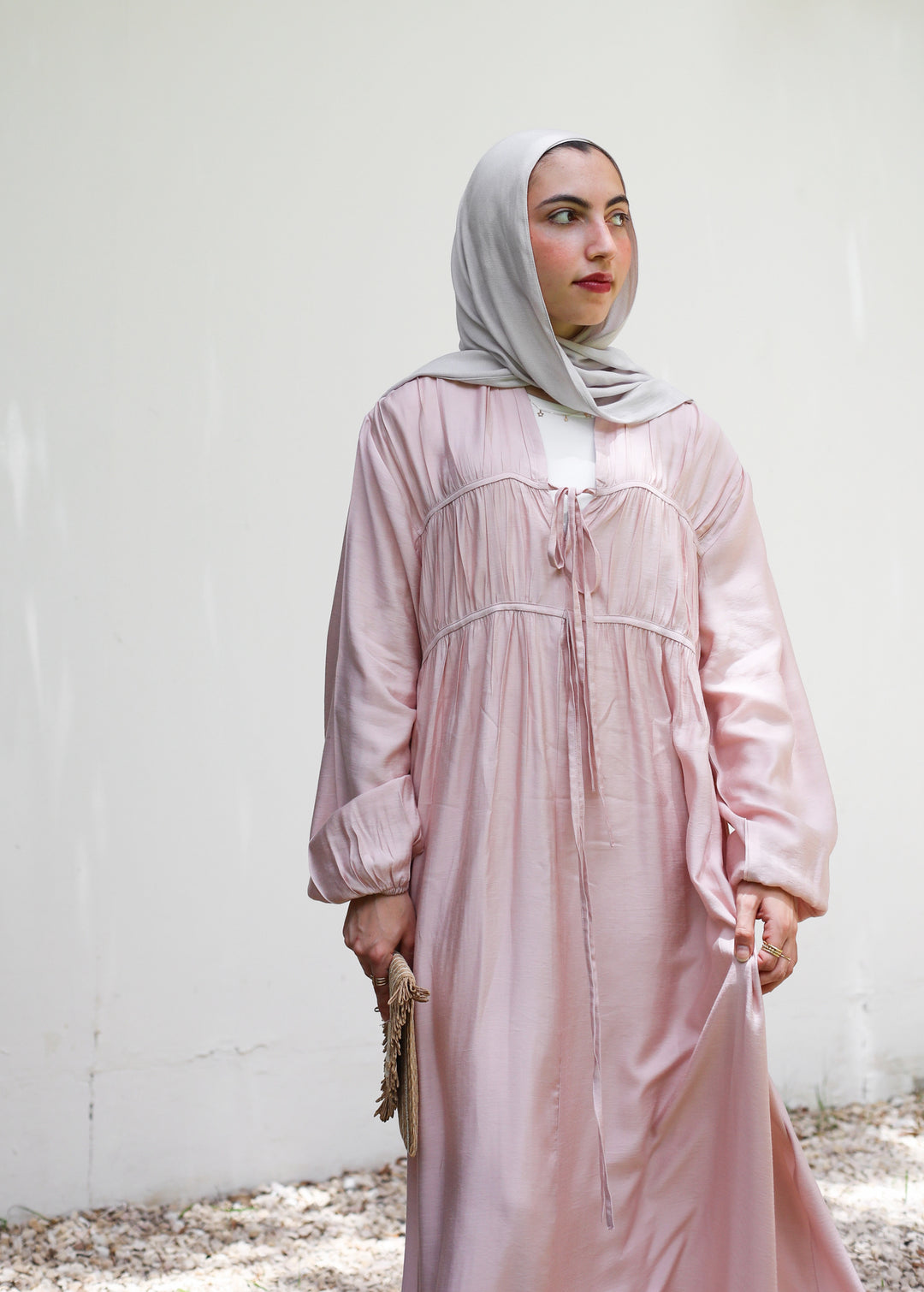 The Soft Tie Dress C0385